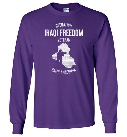 Load image into Gallery viewer, Operation Iraqi Freedom &quot;Camp Anaconda&quot; - Men&#39;s/Unisex Long-Sleeve T-Shirt
