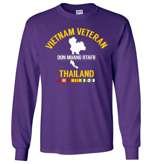 Vietnam Veteran Thailand "Don Muang RTAFB" - Men's/Unisex Long-Sleeve T-Shirt