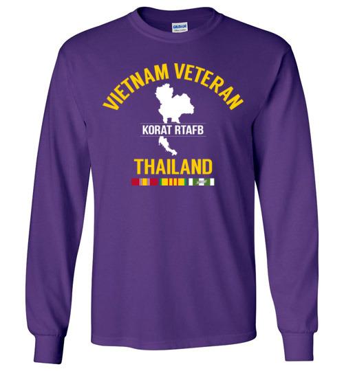 Vietnam Veteran Thailand "Korat RTAFB" - Men's/Unisex Long-Sleeve T-Shirt