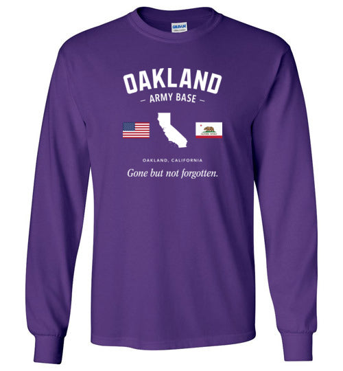 Oakland Army Base "GBNF" - Men's/Unisex Long-Sleeve T-Shirt-Wandering I Store