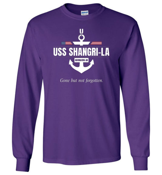 USS Shangri-La CV/CVA/CVS-38 "GBNF" - Men's/Unisex Long-Sleeve T-Shirt