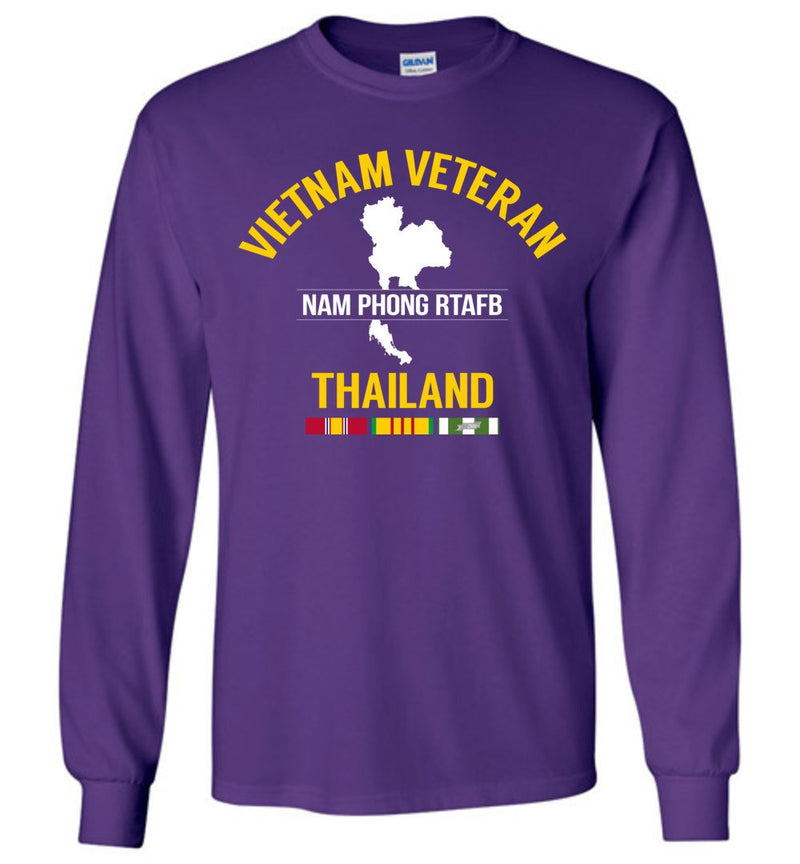 Load image into Gallery viewer, Vietnam Veteran Thailand &quot;Nam Phong RTAFB&quot; - Men&#39;s/Unisex Long-Sleeve T-Shirt
