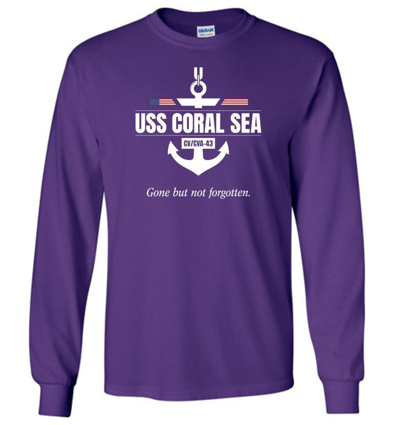 Load image into Gallery viewer, USS Coral Sea CV/CVA-43 &quot;GBNF&quot; - Men&#39;s/Unisex Long-Sleeve T-Shirt

