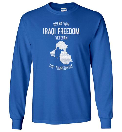 Load image into Gallery viewer, Operation Iraqi Freedom &quot;COP Timberwolf&quot; - Men&#39;s/Unisex Long-Sleeve T-Shirt
