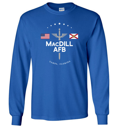 Load image into Gallery viewer, MacDill AFB - Men&#39;s/Unisex Long-Sleeve T-Shirt-Wandering I Store
