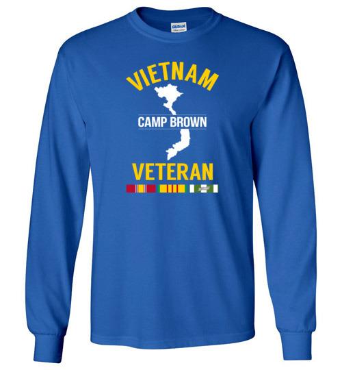 Load image into Gallery viewer, Vietnam Veteran &quot;Camp Brown&quot; - Men&#39;s/Unisex Long-Sleeve T-Shirt
