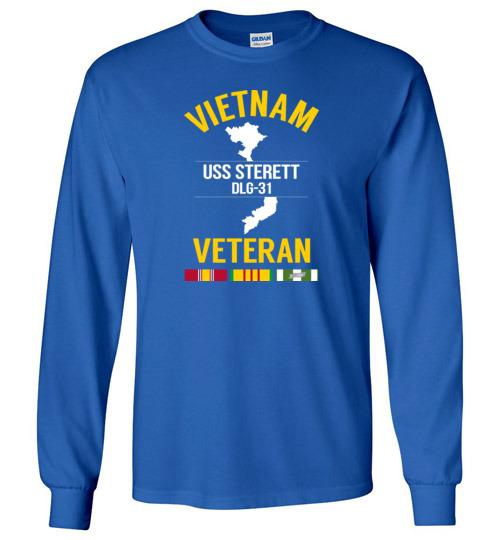 Vietnam Veteran "USS Sterett DLG-31" - Men's/Unisex Long-Sleeve T-Shirt