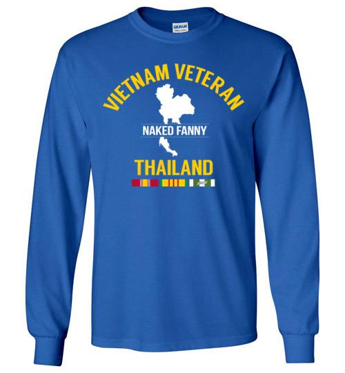 Load image into Gallery viewer, Vietnam Veteran Thailand &quot;Naked Fanny&quot; - Men&#39;s/Unisex Long-Sleeve T-Shirt
