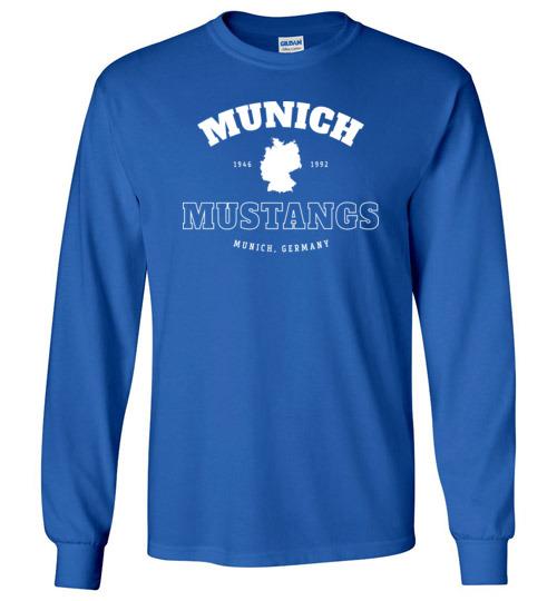 Munich Mustangs - Men's/Unisex Long-Sleeve T-Shirt