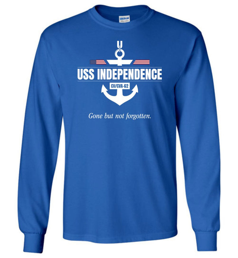 Load image into Gallery viewer, USS Independence CV/CVA-62 &quot;GBNF&quot; - Men&#39;s/Unisex Long-Sleeve T-Shirt
