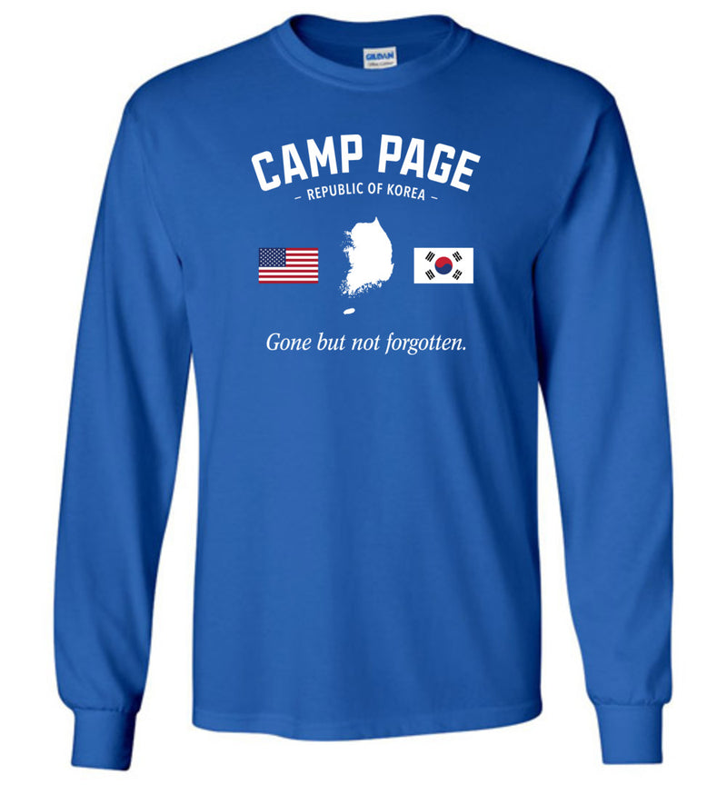 Load image into Gallery viewer, Camp Page &quot;GBNF&quot; - Men&#39;s/Unisex Long-Sleeve T-Shirt
