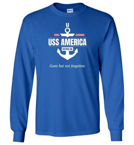 USS America CV/CVA-66 "GBNF" - Men's/Unisex Long-Sleeve T-Shirt