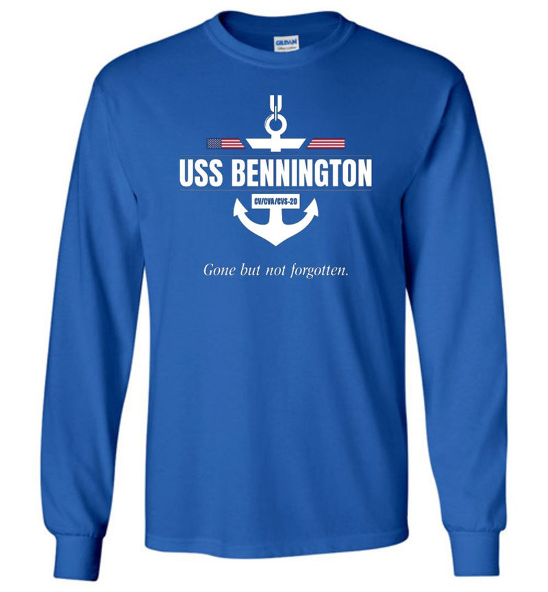 Load image into Gallery viewer, USS Bennington CV/CVA/CVS-20 &quot;GBNF&quot; - Men&#39;s/Unisex Long-Sleeve T-Shirt
