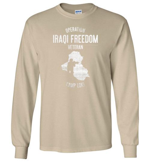 Load image into Gallery viewer, Operation Iraqi Freedom &quot;Camp Loki&quot; - Men&#39;s/Unisex Long-Sleeve T-Shirt
