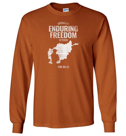 Load image into Gallery viewer, Operation Enduring Freedom &quot;FOB Delhi&quot; - Men&#39;s/Unisex Long-Sleeve T-Shirt
