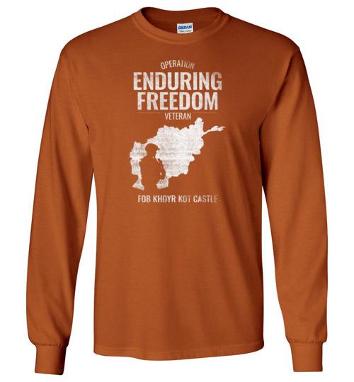 Load image into Gallery viewer, Operation Enduring Freedom &quot;FOB Khoyr Kot Castle&quot; - Men&#39;s/Unisex Long-Sleeve T-Shirt

