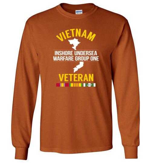 Load image into Gallery viewer, Vietnam Veteran &quot;Inshore Undersea Warfare Group One&quot; - Men&#39;s/Unisex Long-Sleeve T-Shirt
