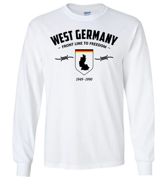 West Germany "Front Line to Freedom" - Men's/Unisex Long-Sleeve T-Shirt