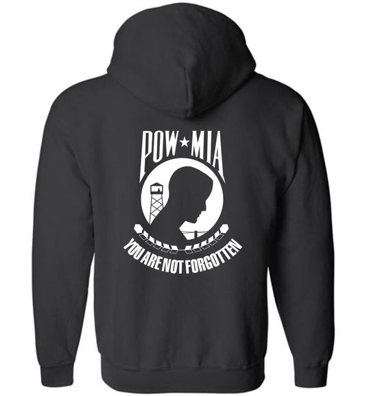 POW MIA - Men's/Unisex Zip-Up Hoodie