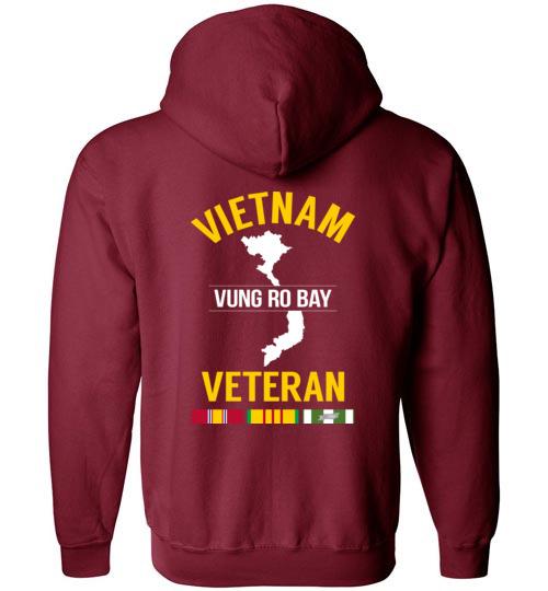Load image into Gallery viewer, Vietnam Veteran &quot;Vung Ro Bay&quot; - Men&#39;s/Unisex Zip-Up Hoodie

