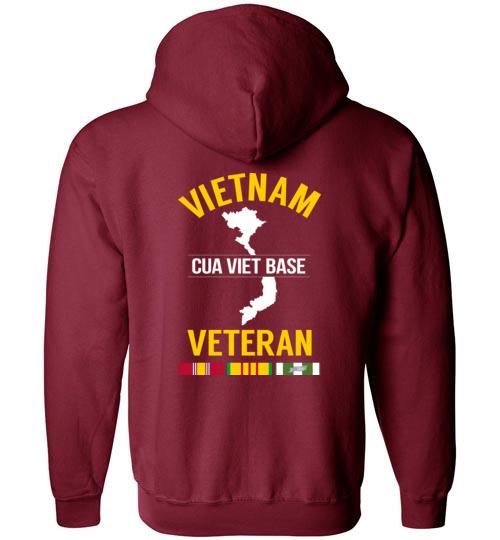 Load image into Gallery viewer, Vietnam Veteran &quot;Cua Viet Base&quot; - Men&#39;s/Unisex Zip-Up Hoodie
