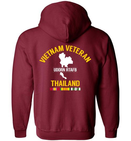 Vietnam Veteran Thailand "Udorn RTAFB" - Men's/Unisex Zip-Up Hoodie