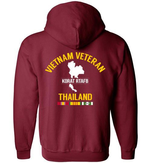 Vietnam Veteran Thailand "Korat RTAFB" - Men's/Unisex Zip-Up Hoodie