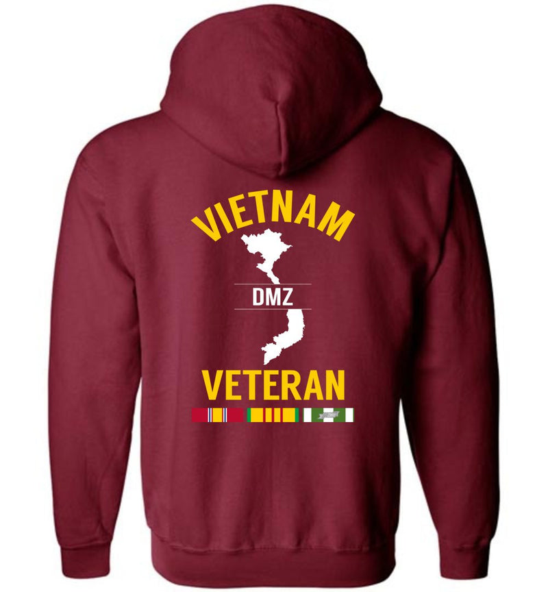 Load image into Gallery viewer, Vietnam Veteran &quot;DMZ&quot; - Men&#39;s/Unisex Zip-Up Hoodie
