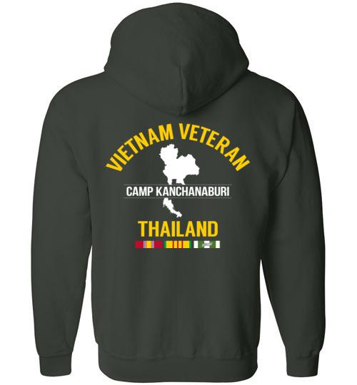 Vietnam Veteran Thailand "Camp Kanchanaburi" - Men's/Unisex Zip-Up Hoodie