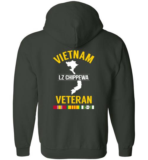 Vietnam Veteran "LZ Chippewa" - Men's/Unisex Zip-Up Hoodie