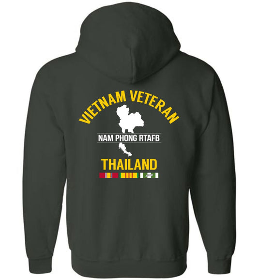 Vietnam Veteran Thailand "Nam Phong RTAFB" - Men's/Unisex Zip-Up Hoodie