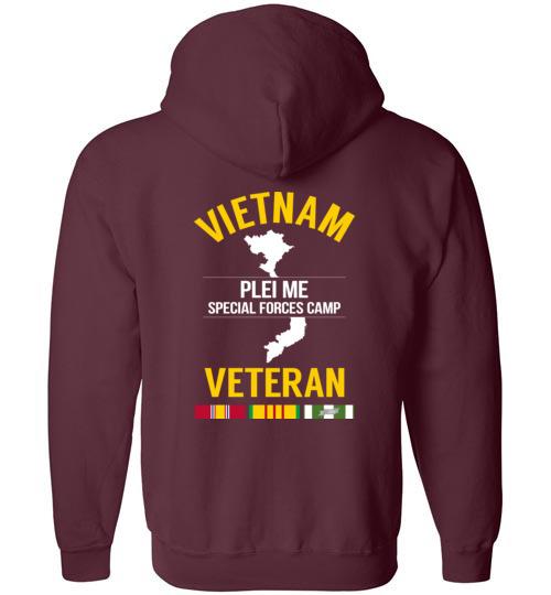 Vietnam Veteran "Plei Me Special Forces Camp" - Men's/Unisex Zip-Up Hoodie