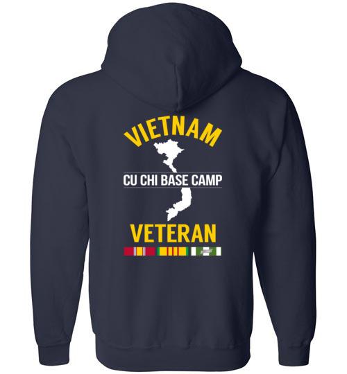 Load image into Gallery viewer, Vietnam Veteran &quot;Cu Chi Base Camp&quot; - Men&#39;s/Unisex Zip-Up Hoodie
