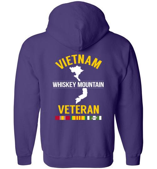 Vietnam Veteran "Whiskey Mountain" - Men's/Unisex Zip-Up Hoodie