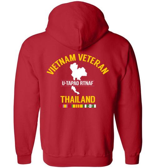 Vietnam Veteran Thailand "U-Tapao RTNAF" - Men's/Unisex Zip-Up Hoodie