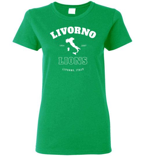 Livorno Lions - Women's Semi-Fitted Crewneck T-Shirt