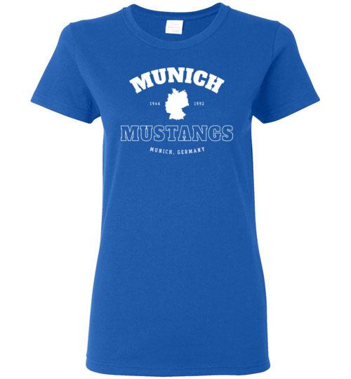 Munich Mustangs - Women's Semi-Fitted Crewneck T-Shirt