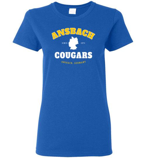 Ansbach Cougars - Women's Semi-Fitted Crewneck T-Shirt