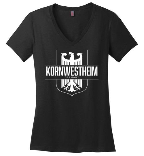Kornwestheim, Germany - Women's V-Neck T-Shirt