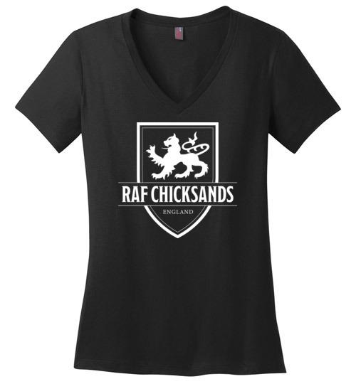 Load image into Gallery viewer, RAF Chicksands - Women&#39;s V-Neck T-Shirt
