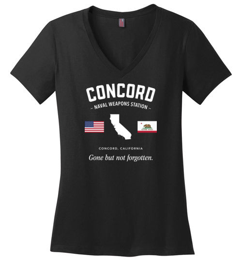 Load image into Gallery viewer, Concord Naval Weapons Station &quot;GBNF&quot; - Women&#39;s V-Neck T-Shirt-Wandering I Store
