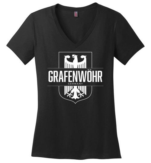 Grafenwohr, Germany - Women's V-Neck T-Shirt