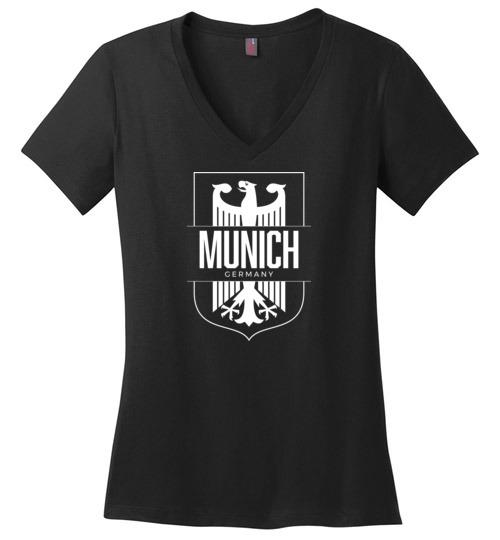 Munich, Germany - Women's V-Neck T-Shirt