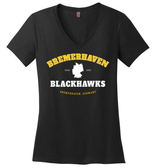 Bremerhaven Blackhawks - Women's V-Neck T-Shirt