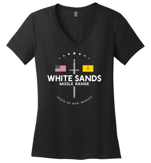 Load image into Gallery viewer, White Sands Missile Range - Women&#39;s V-Neck T-Shirt 2-Wandering I Store
