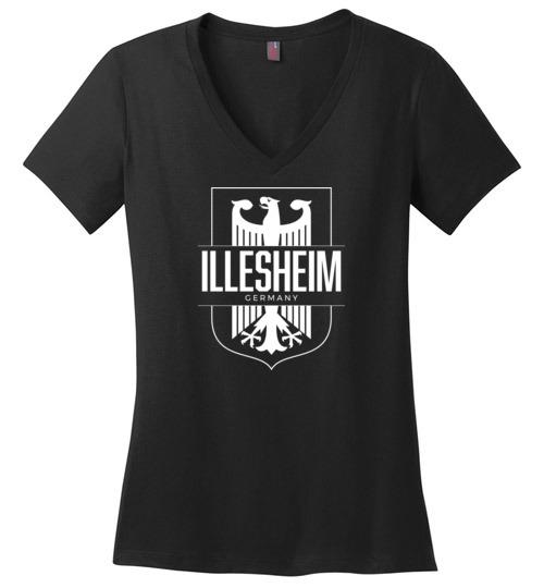 Illesheim, Germany - Women's V-Neck T-Shirt