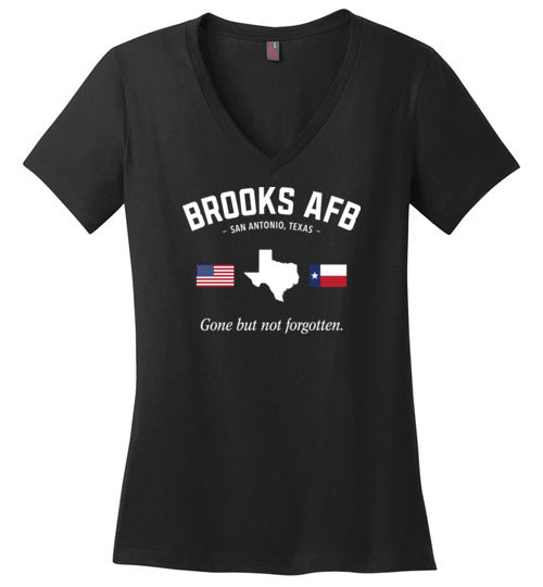 Load image into Gallery viewer, Brooks AFB &quot;GBNF&quot; - Women&#39;s V-Neck T-Shirt-Wandering I Store
