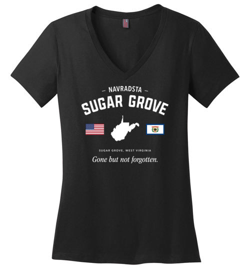 NAVRADSTA Sugar Grove "GBNF" - Women's V-Neck T-Shirt-Wandering I Store