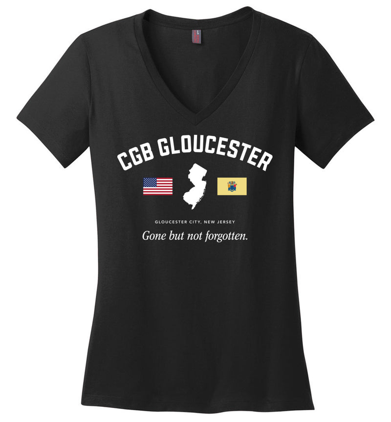 Load image into Gallery viewer, CGB Gloucester &quot;GBNF&quot; - Women&#39;s V-Neck T-Shirt
