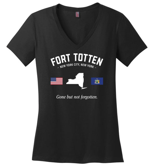 Fort Totten "GBNF" - Women's V-Neck T-Shirt
